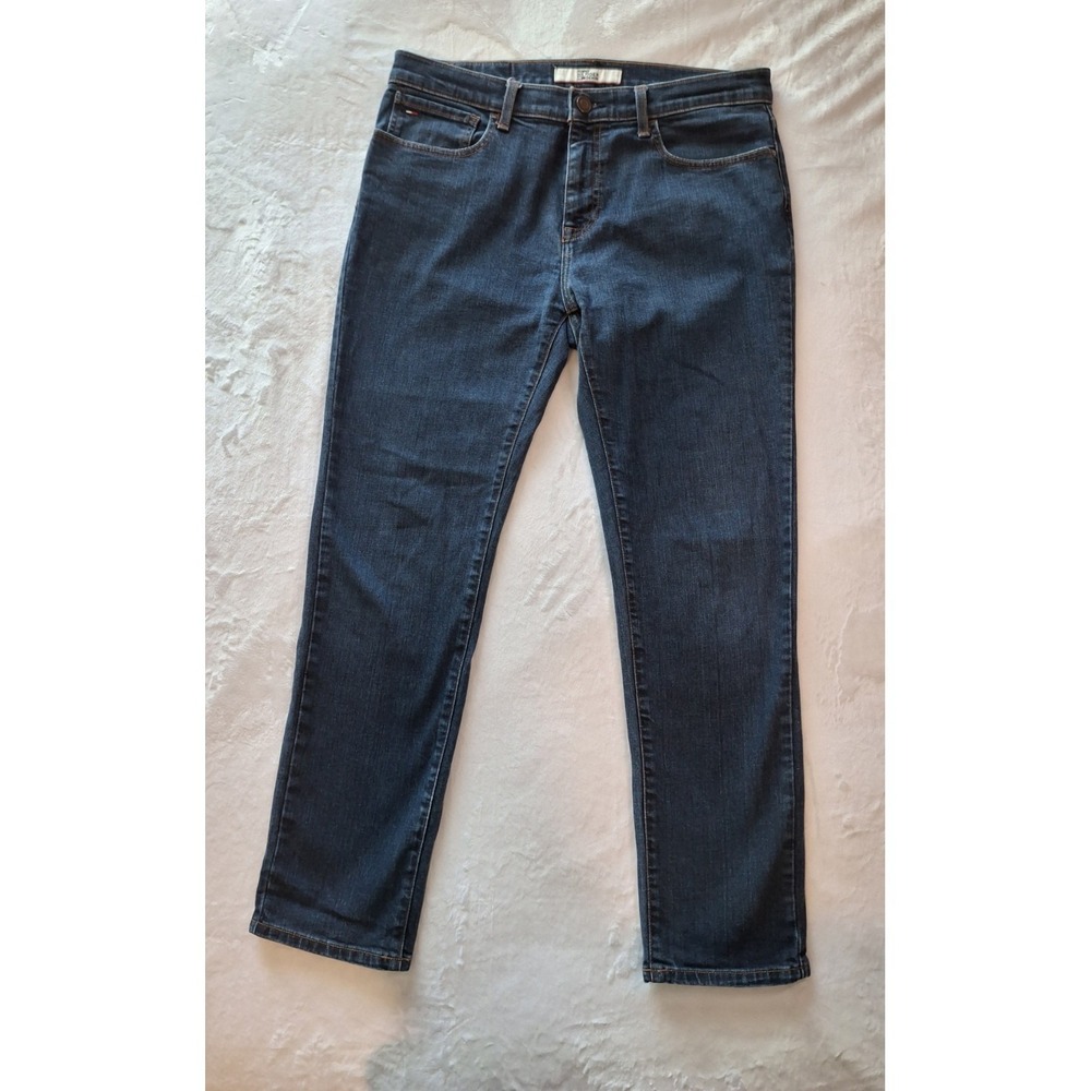 TOMMY HILFIGER  Men's  Slim Straight Fit Strecth Denim Jeans (33×30)
